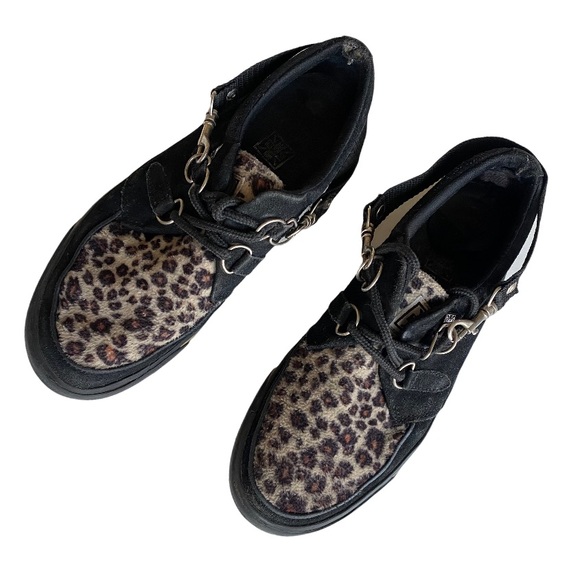 tuk Shoes - T.U.K leopard print sneakers women’s 10